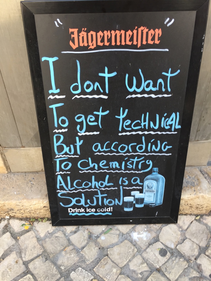 1 alcohol is solution